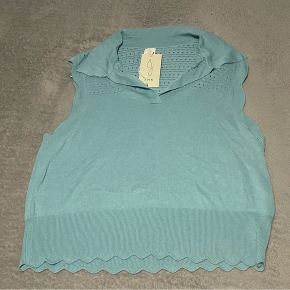 Joie sleeveless vest/sweater size XL blue new with tags - Picture 1 of 9